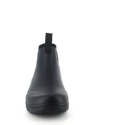 Sort luksus gummistøvle med svangstøtte fra Green Comfort