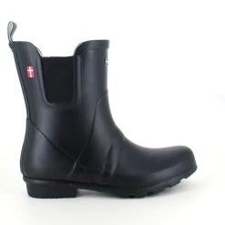 Sort Mols gummistøvle med lavt skaft