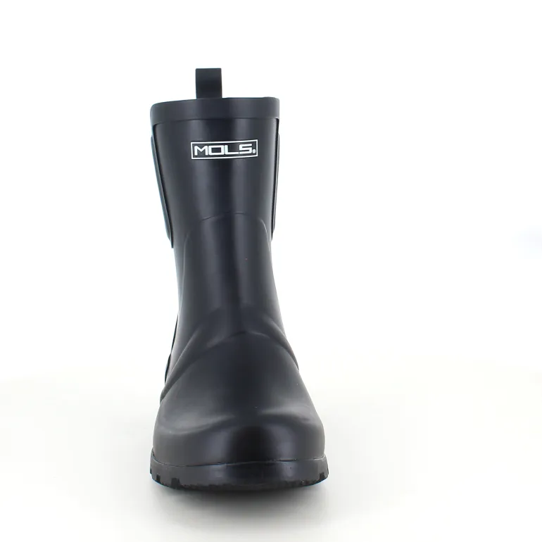 Sort Mols gummistøvle med lavt skaft