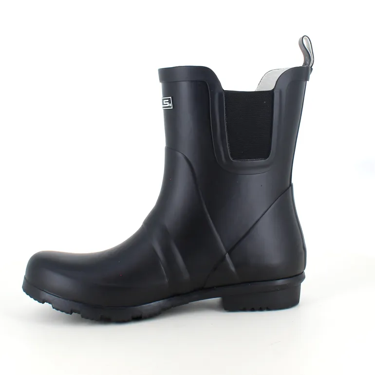 Sort Mols gummistøvle med lavt skaft