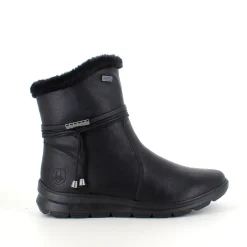 Sort Rieker støvle med elegante detaljer