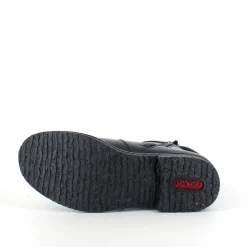 Sort Rieker vinterstøvle med foer og lynlås