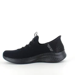 Sort Skechers Slip-Ins med overdel i stretch