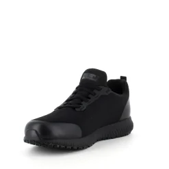 Sort Skechers work sko med ESD