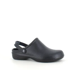 Sort skridsikker clog træsko