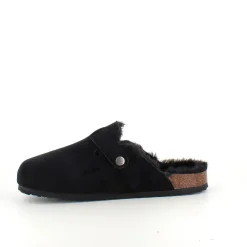 Sort Slip on hjemmesko