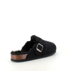 Sort Slip on hjemmesko