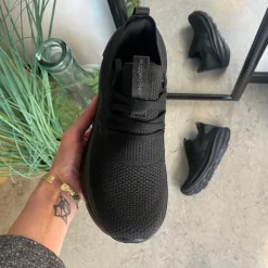 Sort Step-on sko fra Rugged Gear