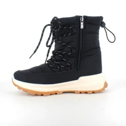 Sort vinterstøvle med lækkert blødt for