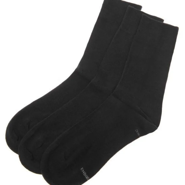 Sorte arbejdsstrømper - 3 par