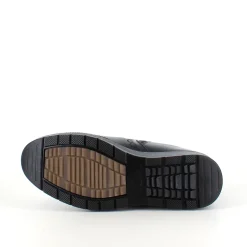 Sorte damestøvletter med varmt for og 2 lynlåse – komfortabel PU-sål og praktisk design