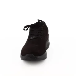 Sorte Gaitline sneakers i nubuch skind