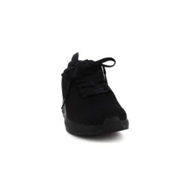 Strikket Gaitline i sort med sort bund