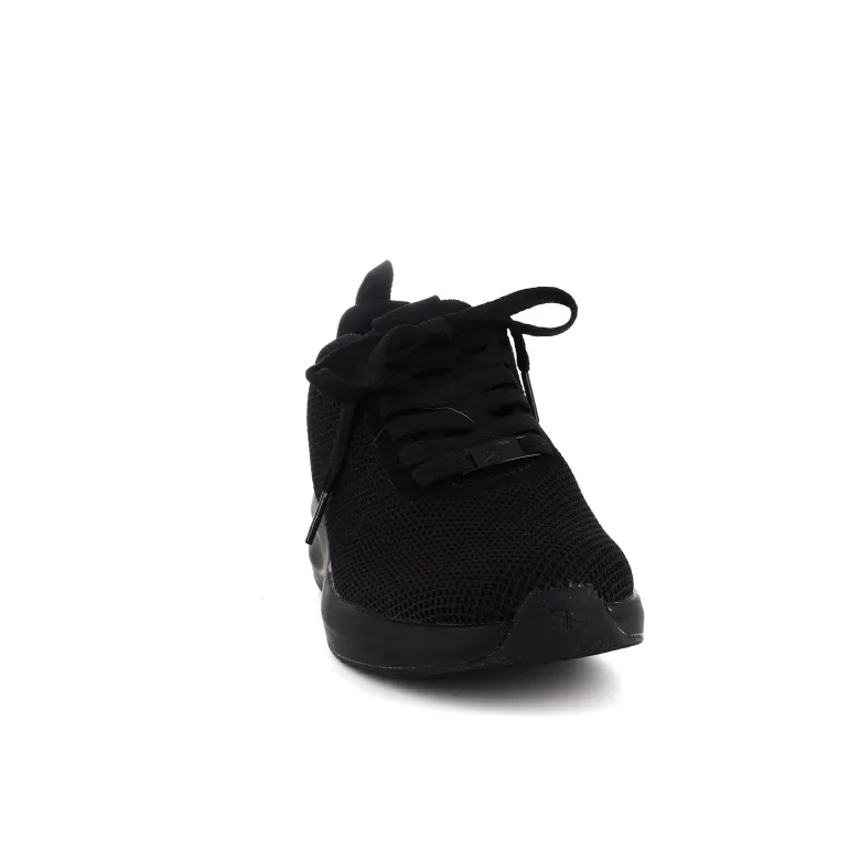 Strikket Gaitline i sort med sort bund