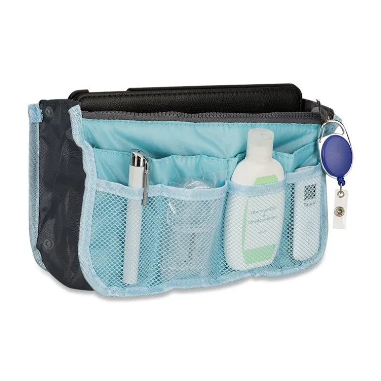 Taske til hjemmeplejen – let, praktisk og fuld af lommer