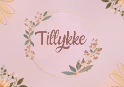 Tillykke, til og fra kort