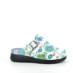 Træsko med mønstretprint