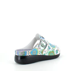 Træsko med mønstretprint