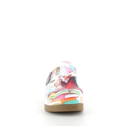 Træsko med sommerfugleprint