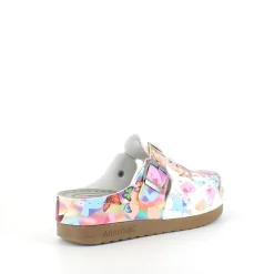 Træsko med sommerfugleprint