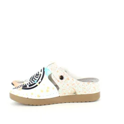 Træsko med ugle print