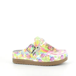 Træsko med ugleprint