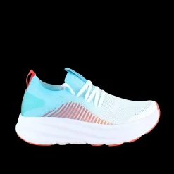 Turkis/hvid Step-on sko fra Rugged Gear