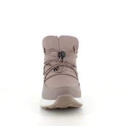 Vandafvisende beige vinterstøvle fra CMP med elastiksnøre