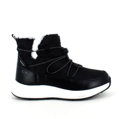 Vandafvisende sort vinterstøvle fra CMP med elastiksnøre