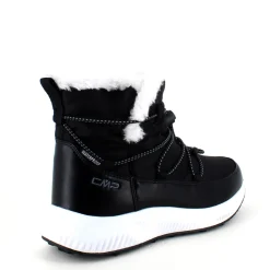 Vandafvisende sort vinterstøvle fra CMP med elastiksnøre