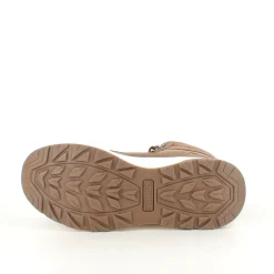 Vandtæt, brun vinterstøvle med fleece for