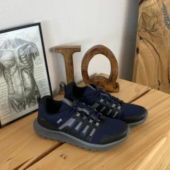 Vandtæt herre vandresko i navy fra Green Comfort