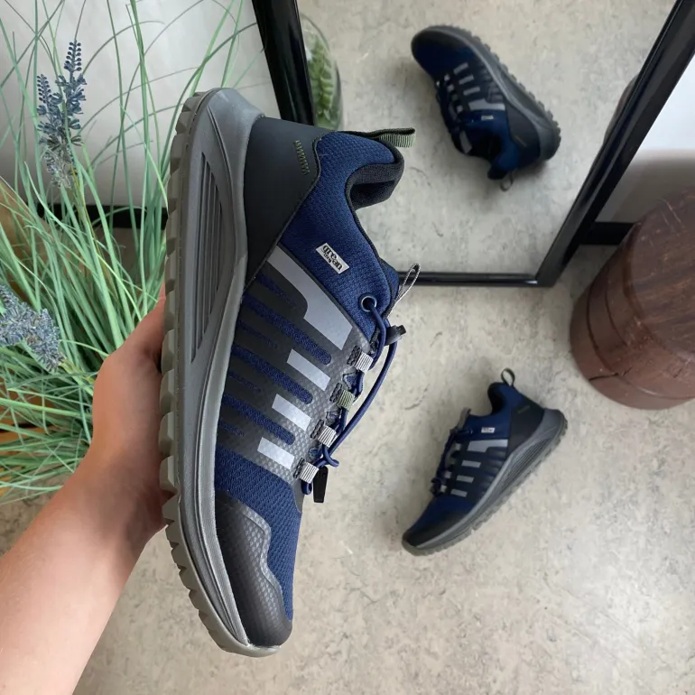 Vandtæt herre vandresko i navy fra Green Comfort