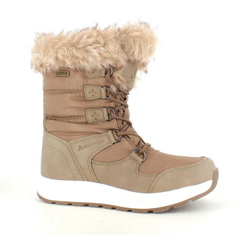 Vinterstøvle fra Whistler med pelskant og varmt for