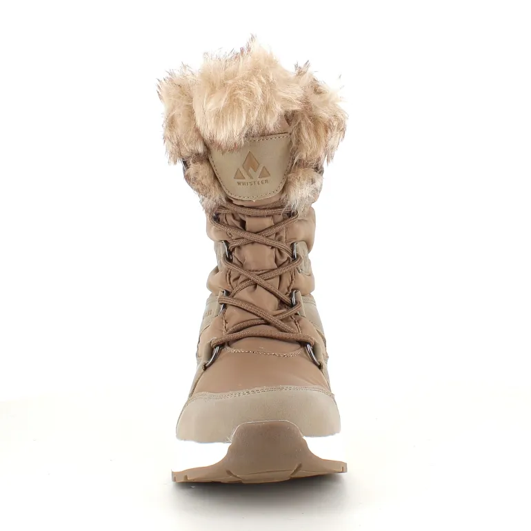 Vinterstøvle fra Whistler med pelskant og varmt for