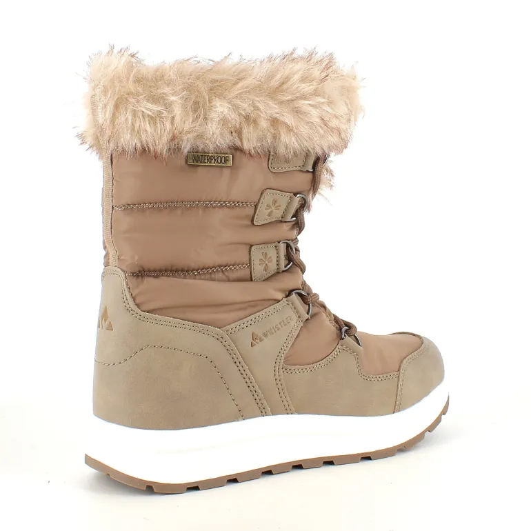 Vinterstøvle fra Whistler med pelskant og varmt for