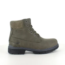 Whistler grøn vinterstøvle med let foer og smarte detaljer